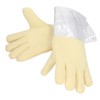 1 Pair Aluminum Foil Gloves High Temp Resistance Heat Insulation