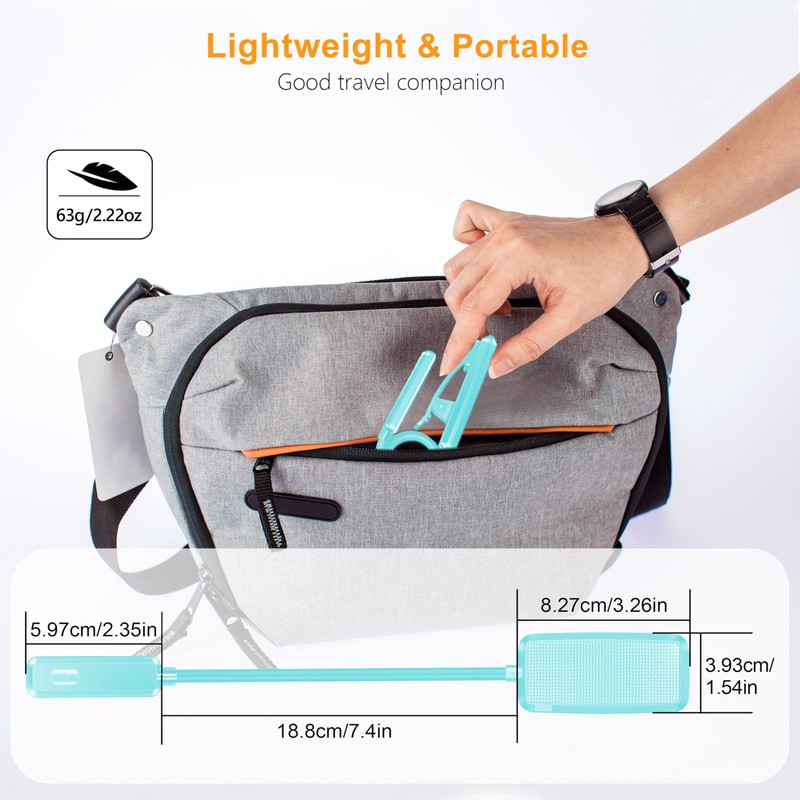 Gritin 9 LED Rechargeable Book Light for Reading in Bed