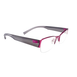 Generisch Dilem Original Glasses 1BC25 with Interchangeable Temple ZM125 - Perfect Fit, Durable, fuchsia