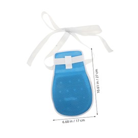 FOMIYES Breathable Safety Gloves for Elderly Scratch Mitts with Durable Construction Finger Control Wrist Protector for Patient Comfort and Security