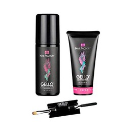 GELLO - THREE PACK, Lo Esencial en Gel Acrílico Para Moldear Uñas, Sistema Acrigel By NAIL FACTORY, Incluye 1 Gello 2 fl Oz, 1 Moulding Solution 5 fl Oz y Pincel/Espátula