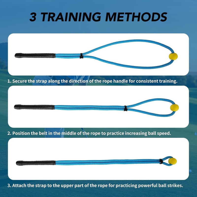 Golf Swing Trainer, Golf Swing Training Aid Rope Golf Swing
