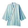 Patient clothing (unisex, 8/4 sleeves) top 59-421 sax/beige size: 3L