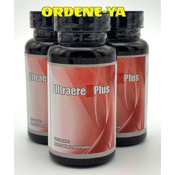 3 ULTRAEREX PLUS Prostata Supplement Natural Prostatin PROSTATE Saw Control