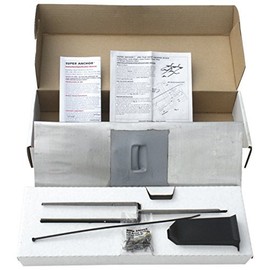 2820 ARS Tile Roof Fall Arrest Anchor Kit (Single Pack) with Black Stem Cover