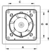 Bathroom Kitchen Toilet Wall Air Ventilation Extractor Fan with Timer