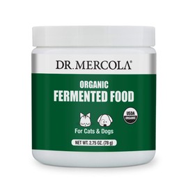Dr. Mercola Organic Fermented Food for Cats & Dogs, 2.75 oz. per Container (78g), Non GMO, Gluten Free, Soy Free, USDA Organic