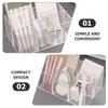 LABRIMP Makeup Brush Holder Storage Organizer for Desk Compact Vanity
