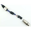 4x Adam Hall Cables K3MMF005 0BLU Microphone Cable 0.5 m