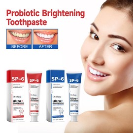 sp-6 Stain Removing  Promotes Healthy Teeth and Gums  sp-6 Brightening Toothpaste Fresh Breath Toothpaste  sp-6 Toothpaste  sp-6 Probiotic Whitening Toothpaste - Specification: 1ps(red)