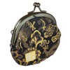 Senyoin Nishijin Woven Gold Brocade Coin Purse 2.5 Inch Round
