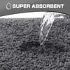 wyewye Microfibre Bath Mat 50 x 80 cm, 2cm Super