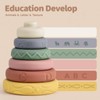 Mini Tudou 6 Pcs Stacking & Nesting Circle Toy,Soft Building