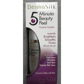 Dermasilk 5 Minute Beauty Peel Enzyme Complex Brightens Smooths Firms New Box 