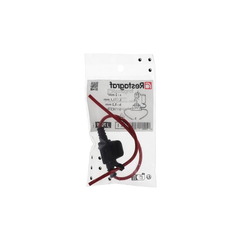Sicherungshalter, wasserdicht, für Flachsicherung, Mini 32 V, 1 Stück