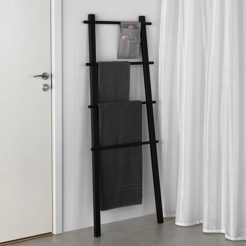 IKEA VILTO Towel Stand Black 003.587.54