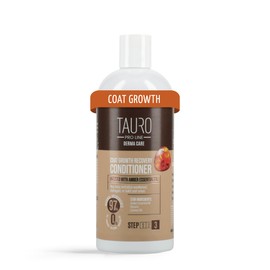 Tauro Pro Line Deshedding Dog Conditioner - Cat & Dog Shedding Control, Coat Repair & Fur Density Support, Moisturizing Pet Conditioner, Safe for Sensitive Skin (Coat Growth Recovery 13.5 Fl Oz)
