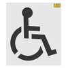34" Handicap Stencil - 1/8" (.125") PRO-Grade LDPE