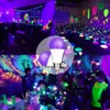 FAGUANGAO LED Black Light Bulb,7W(60Watt Equivalent) A19 UV Blacklight Bulb,120V,UVA