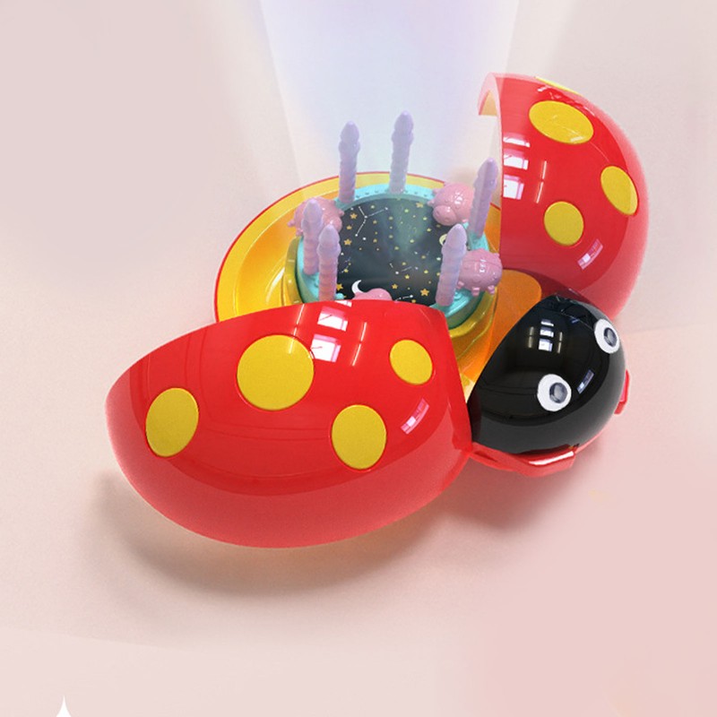 Kids Music Box with Star Projection Cattoon Animal Shape Sound