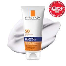 La Roche-Posay Anthelios UV Pro-Sport Sunscreen for Face & Body, Water & Sweat Resistant, Invisible Broad Spectrum Sunscreen, Lightweight & Breathable