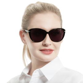 WEMOOTANTS Oversized Reading Sunglasses Women 1.25+ Trendy Sunglasses Readers for Lady Full Lens Outdoor 1.0 1.25 1.5 1.75 2.0 2.25 2.5 2.75 3.0 3.5 (Black,125)