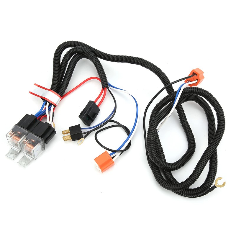 Atyhao Headlight Relay, H4 Relay Wire Harness, Headlamp Relay Wire
