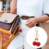Apausvcm Rhinestone Cherry Keychain, Cherry Bag Charms Cute Purse Charms