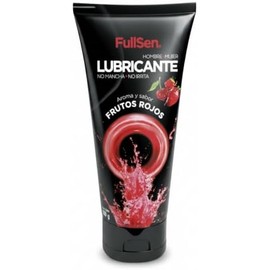 FullSen Lubricante Base Agua Frutos Rojos 100 g Gel Transparente
