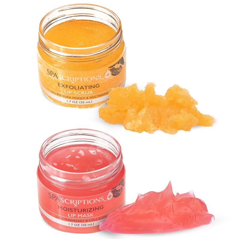Spascriptions 2-Pack Lip Therapy Treatment to Fight Mask Wearing Dryness,