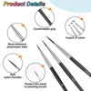 RAHHLIZS 60Pcs Thin Paint Brushes Set Fine Tip Detail Brushes