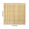 Sushi Mat, 2-Piece Natural Bamboo Roll Mat, Sushi Mat, Washable
