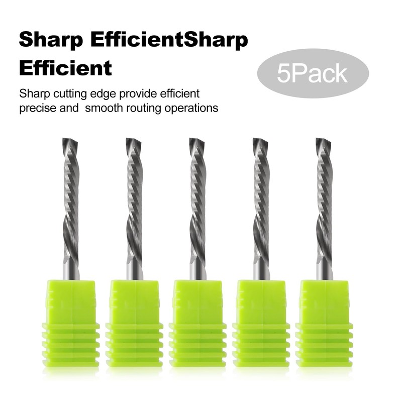 Compression CNC Router Bit Set 1/8 Inch Shank 3.175mm Cutting