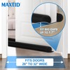 MAXTID Twin Door Draft Blocker Seal Large Door Gap Noise