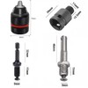 Shallho 4 Piece Keyless Hand Drill Chuck, 1.5 mm -