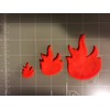 Fire Flame Cookie Cutter (3")