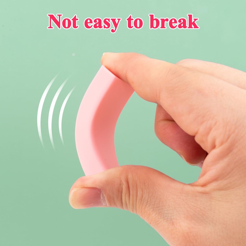 M&G 4+1 Pack Rubber Pink Erasers Sliding Retractable Eraser, Soft