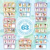 Learn & Climb Kids Responsibility Chart Magnetic Board, 63 Chores,
