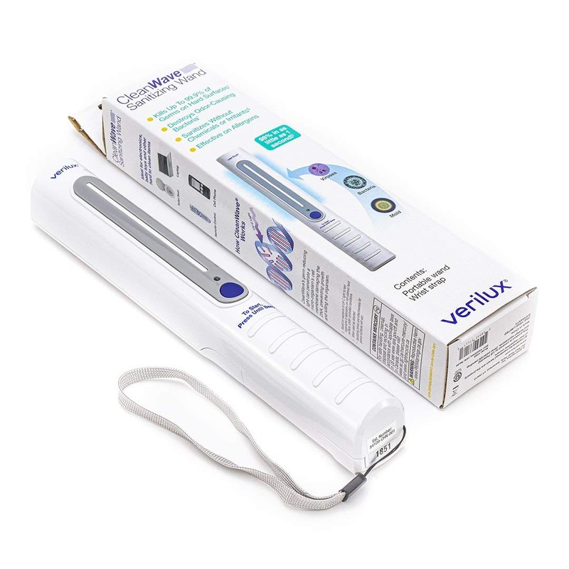 Verilux CleanWave VH03 Portable Sanitizing Travel Wand - UV-C Technology
