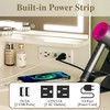 LIMGLIM Small Vanity Desk with Mirror and Lights, Makeup Vanity