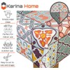 Karina Home Porto Tiles Multi Wipe Clean Tablecloth Vinyl PVC