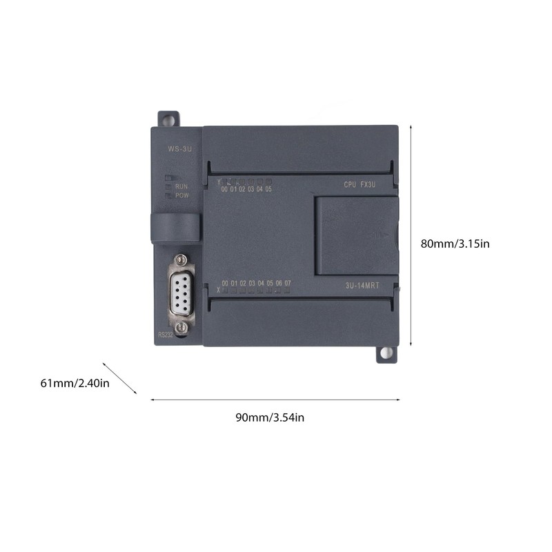PLC Controller, 5A, 8 Inputs, 6 Outputs, High Speed Counting,
