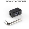 DIYhz G1/4 Aluminum Alloy Shell LCD displaydigital Display Flow Thermometer