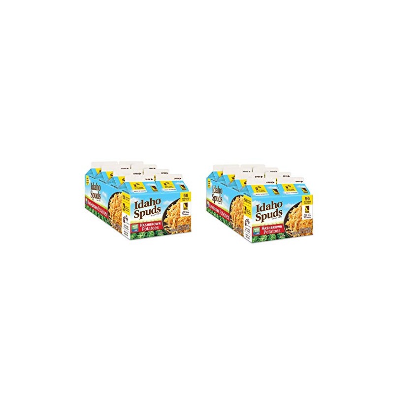 Idaho Spuds Premium Hashbrown Potatoes 4.2 oz, 8 Pack, Made