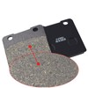 AHL Front and Rear Brake Pads Compatible with VS1400 Intruder