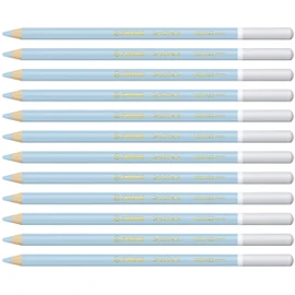 STABILO 1400/435"Carb0thello Chalk-Pastel" Colouring Pencil - Light Ultramarine (Pack of 12)