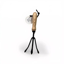 Threshold Outdoor Hand Garden Cultivator - Stainless Steel & Wood