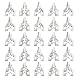 eMagTech 30Pcs Metal Retainer Clip for Car Console Instrument Panel Dash 15 x 16.6mm Car Dashboard Retainer Instrument Panel Metal Clip