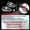 Eyeglasses Nose Pads, TEKPREM Screw in Glasses Nose Pads Replacement