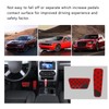 2PCS Accelerator Brake Pedals Anti Slip Foot Rest Plate Replacement
